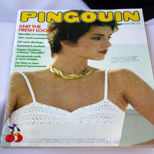 Pingouin Spring and Summer Knitting Pattern Magazine, Vintage