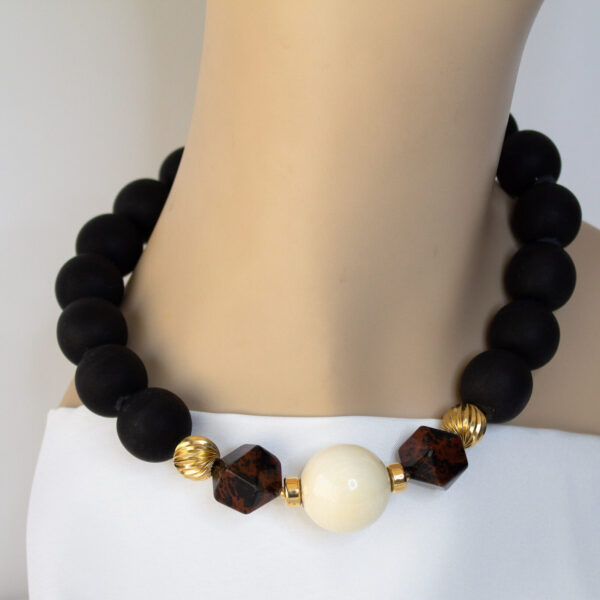 Vintage Chunky Gemstone Necklace